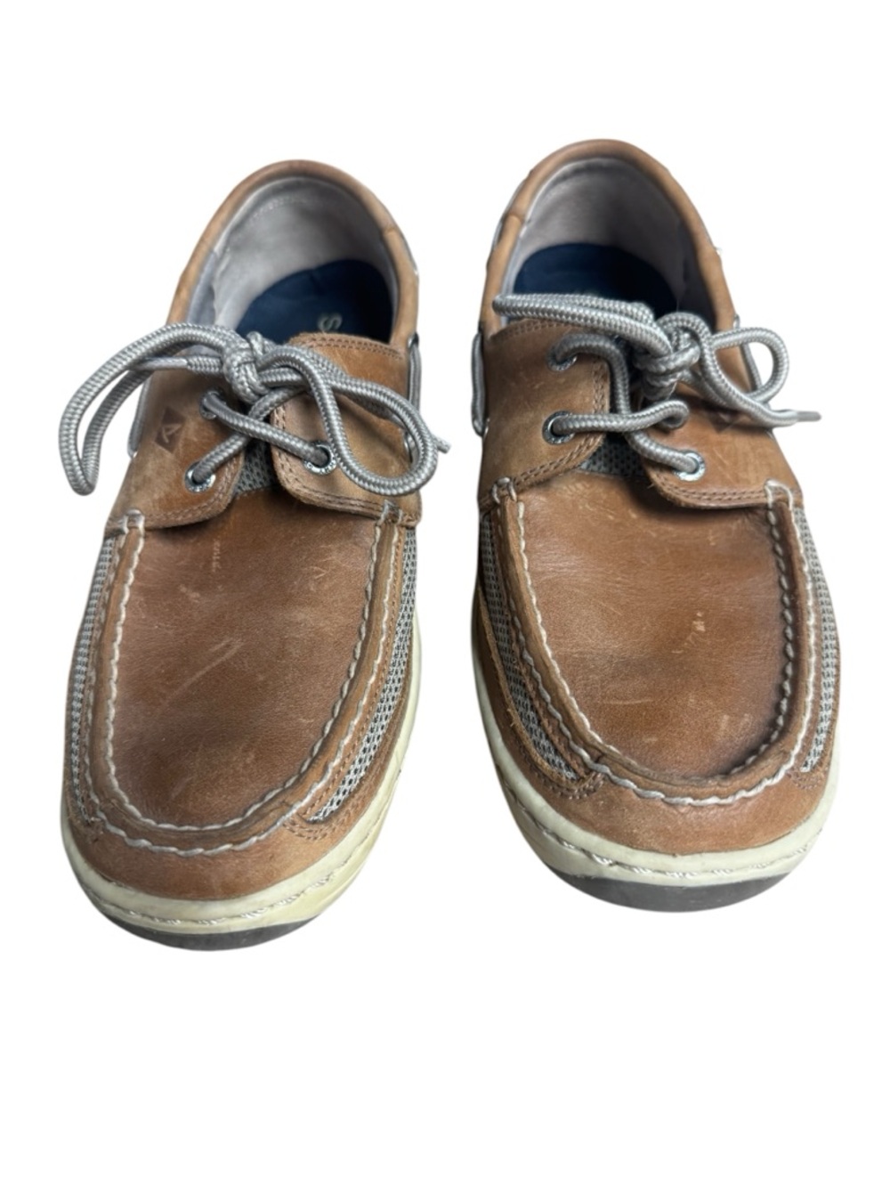 Sperry Top-Sider Mens Brown Leather boat Shoes sz 9M Graduation wedding loafers